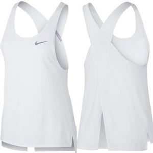 White Nike Dri-Fit Athletic Tank Top